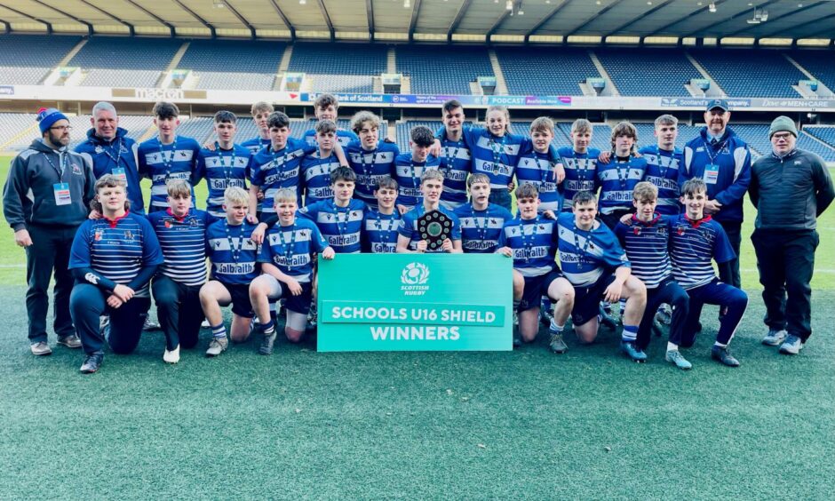Cupar rugby coach 'proud' as Howe of Fife/Bell Baxter High School U16s