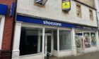 The former ShoeZone shop on Arbroath High Street is going under the hammer. Image: Graham Brown/DC Thomson