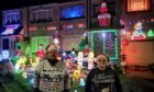 Ian and Syd Craighead have had a Christmas lights display every year since 2013 in memory of Sara. Image: Ian Craighead