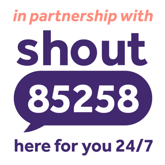 SHOUT number 85258 logo