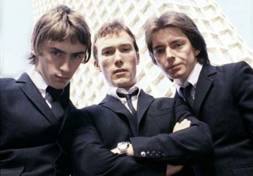 Punk legends The Jam in their 1970's heyday.