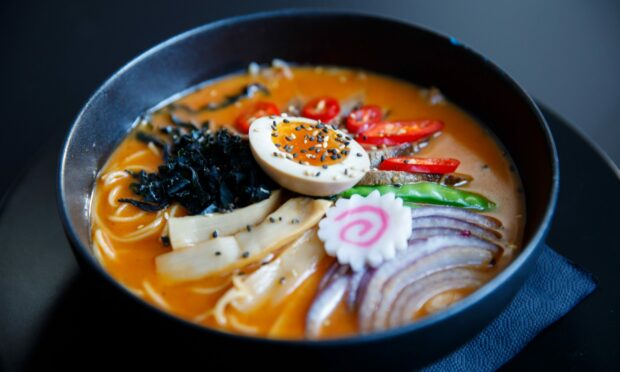 The Steak Ramen at Fabric in Dunfermline. Image: Kenny Smith/ DC Thomson.