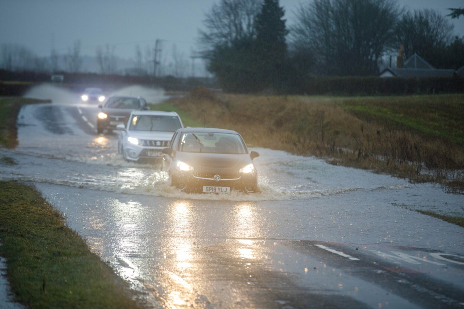 Flash floods cause chaos in Tayside and Fife