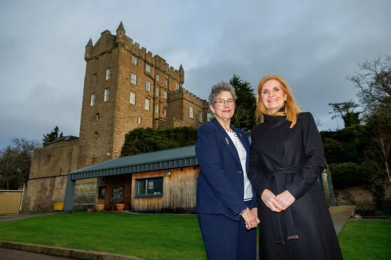 HM Chief Inspector of Prisons for Scotland, Wendy Sinclair-Gieben alongside the governor of Castle Huntley Paula Arnold