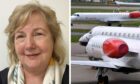 Dr Judith Hanslip was told she could not take the flight from Dundee to London. Image: Judith Hanslip/DC Thomson