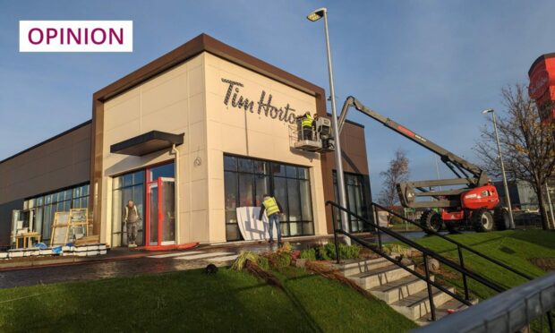 Tim Hortons is set to open on December 12.