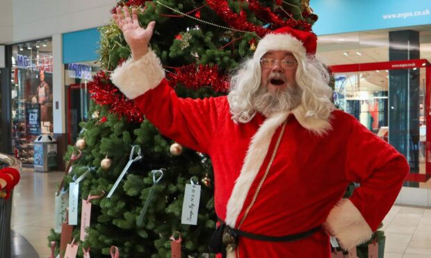 Santa has stepped in to save the day at the Overgate in Dundee. Image: Overgate Shopping Centre.
