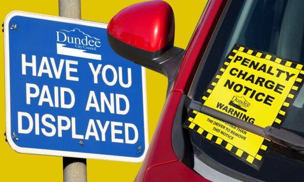 Dundee Parking Ticket hotspots