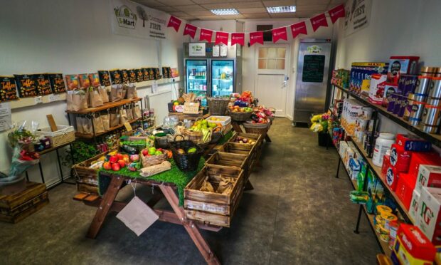 The inside aesthetic of S-Mart provides a farm shop feel for shoppers.