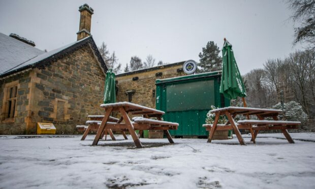 The Craft Diner at Dunkeld & Birnam Railway Station has had to close several days this week. Image: Steve MacDougall/DC Thomson