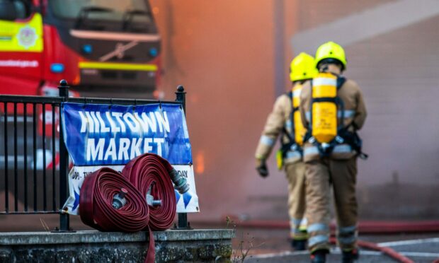 Hilltown Market fire, Dundee