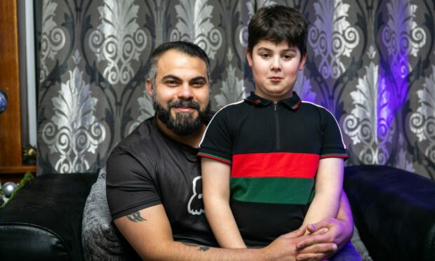 Ben Kapoor thanked everyone who helped him and his son, Dev, in the aftermath of the car crash. Image: Steve Brown / DC Thomson