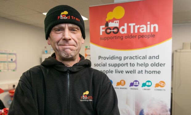 Dundee man Gary Rae, who volunteers for Food Train,