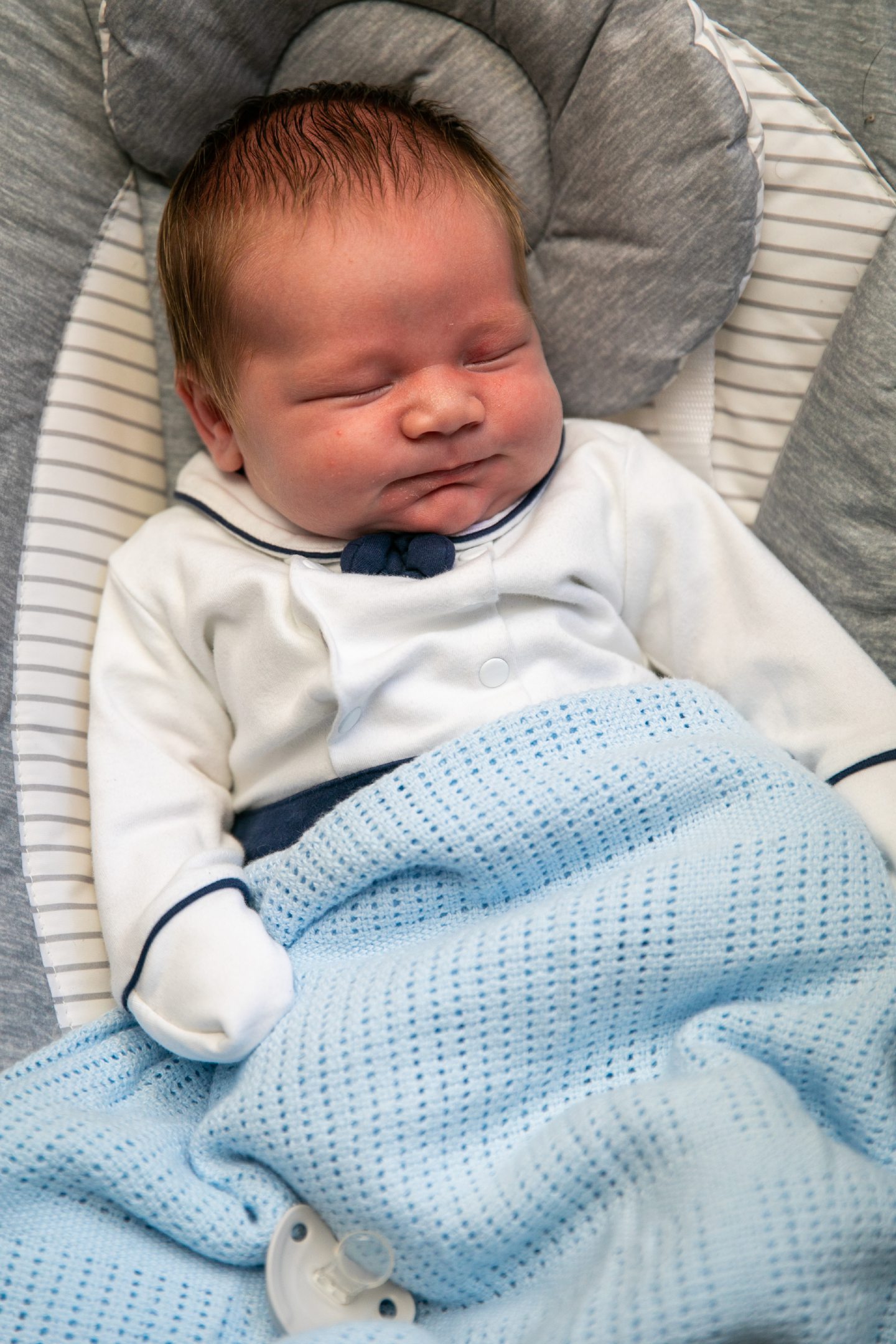 Kayden weighed 10lbs 12oz when he was born. Image: Steve Brown/DC Thomson.