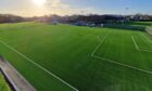 Arbroath's new community astro is beside the town sports centre. Image: Skilz Academy/sportscotland