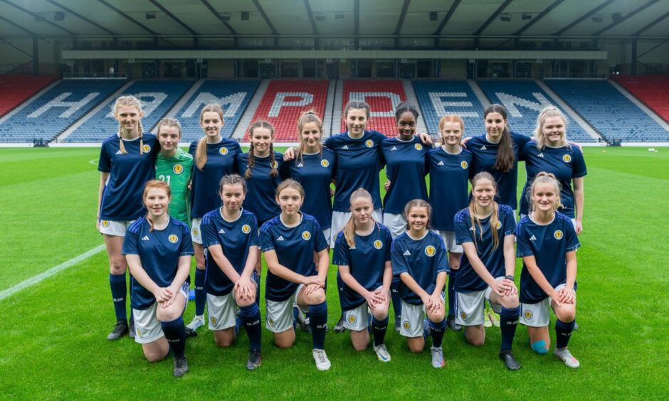 Watch the moment Dundee East Girls played at Hampden