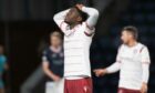Marcel Oakley has left Arbroath after the home defeat to Inverness. Image: SNS