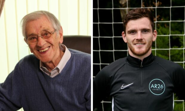 David Sutherland and Andy Robertson. Images: DC Thomson/PA.