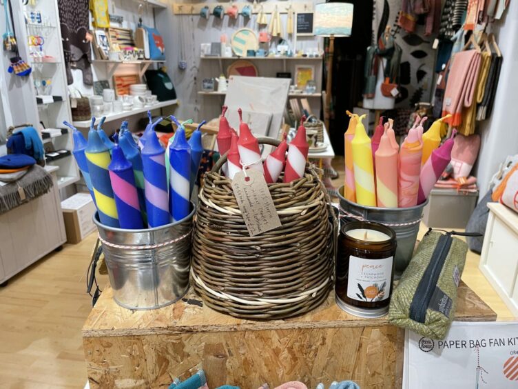 Some unique candles in Boo Vake, Perth.