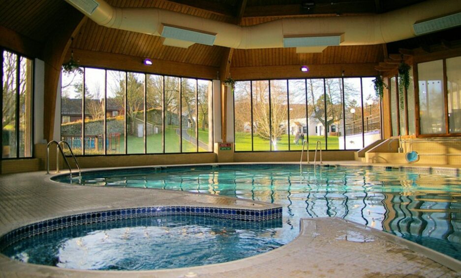 The spa at Moness resort.