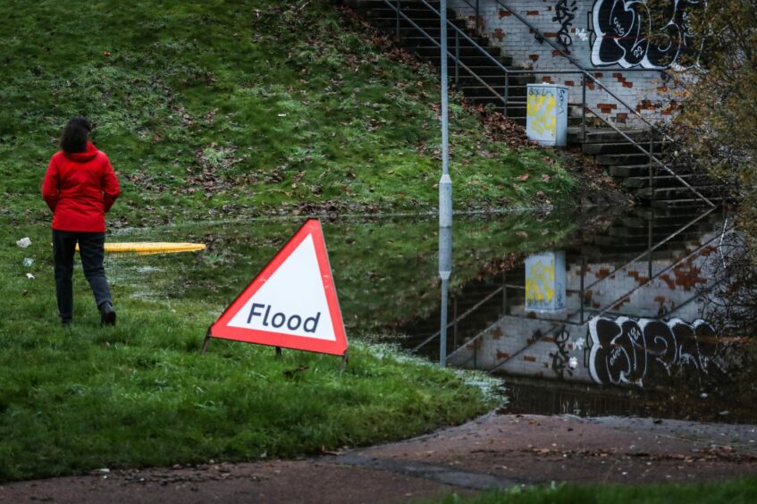 The underpass floods regularly