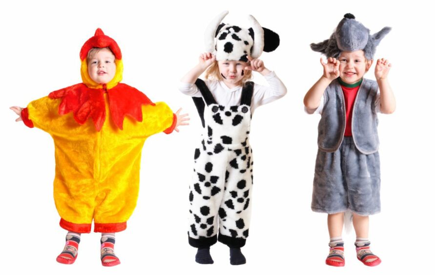 children in fancy dress