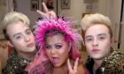Gemma Collins with Jedward at her birthday party Image: Isolated Heroes.