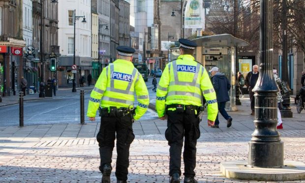 Police in Dundee.