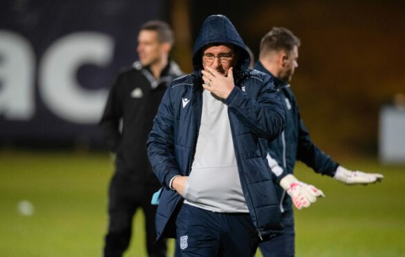 Dundee boss Gary Bowyer. Image: SNS.