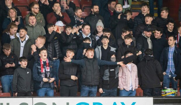 Michael O'Halloran has been impressed with the Dunfermline support. Image: SNS.