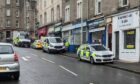 Emergency services on Princes Street in the aftermath of the alleged assault. Image: Matteo Bell/DC Thomson.