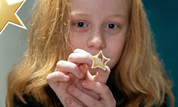 Alex Triggs received a Courier Gold Star award. Image: Kim Cessford/DC Thomson.