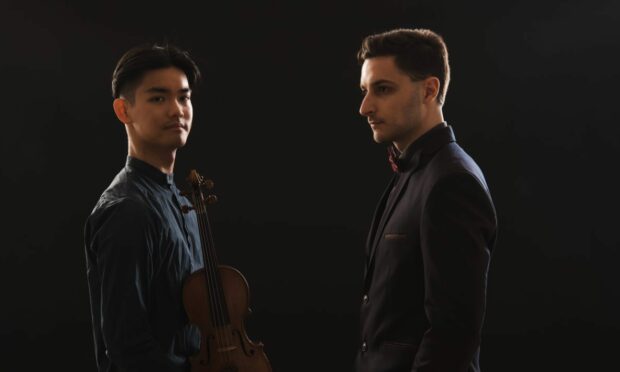 The Perseus Duo, violinist Anthony Poon and pianist Galin Ganchev.