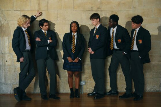 Consent characters Raffy, Navjot, Natalie, Archie, Kojo and Kyle.
Image: Channel4.