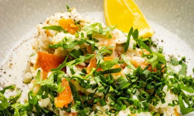 A smoke trout risotto needn't mean spending hours in the kitchen. Image: British Trout.
