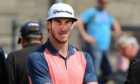 Gareth Bale during his 2016 trip to the Old Course. Image: David Wardle.