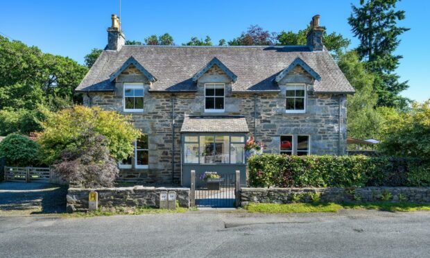 Dundarave is in the pretty Highland Perthshire village of Strathtay. Image: Savills