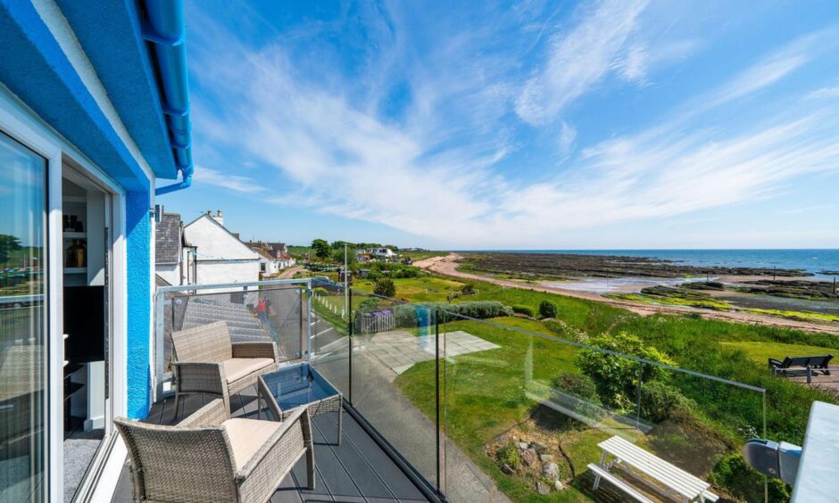 The Beach Boathouse, Carnoustie. This is a beautiful Scottish holiday destination.