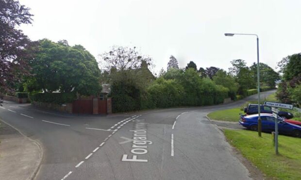 The break-in took place on Forgandenny Road. Image: Google Maps.