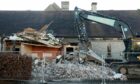 Demolition work has begun on Craigiebank Church. Image: Gareth Jennings/DC Thomson