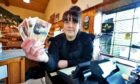 Elizabeth Gray of the Milton Haugh Farm Shop in Angus is encouraging customers to use cash in small businesses. Image:Gareth Jennings/DC Thomson