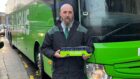 Dundee bus driver Glenn Taylor named the UK's best driver. Image: Flixbus