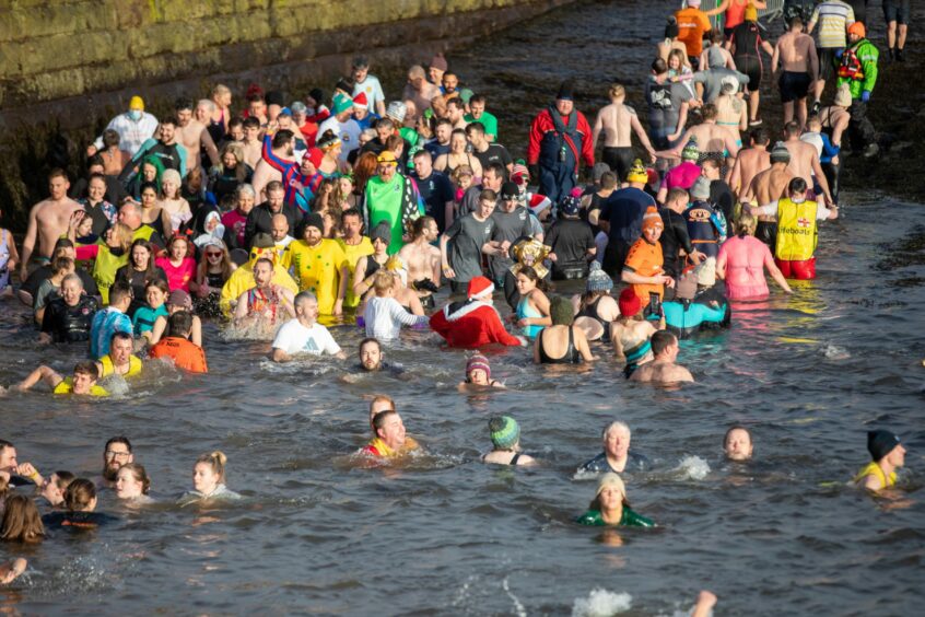 Broughty Ferry New Year Dook 2023