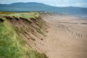 Rock groynes are planned to reduce erosion on the most vulnerable parts of the Montrose coastline. Image: Kim Cessford/DC Thomson