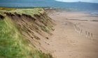 The rate of erosion at has accelerated at Montrose dunes. Image: Kim Cessford/DC Thomson.