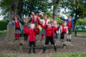 We have all the details for the Dundee school holidays for the first term of 2023. Pictured are P1 pupils at Liff Primary School in Dundee. Image: Kim Cessford / DC Thomson