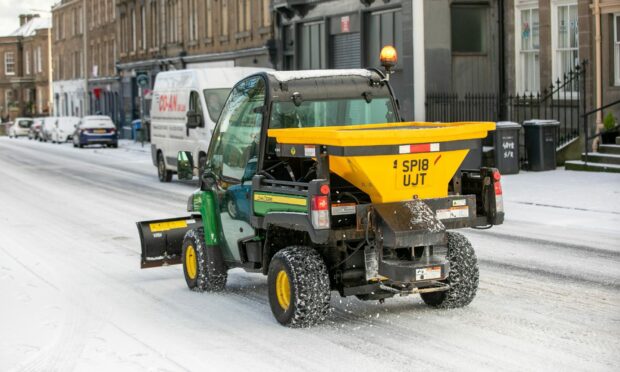 Ice gritter in Dundee