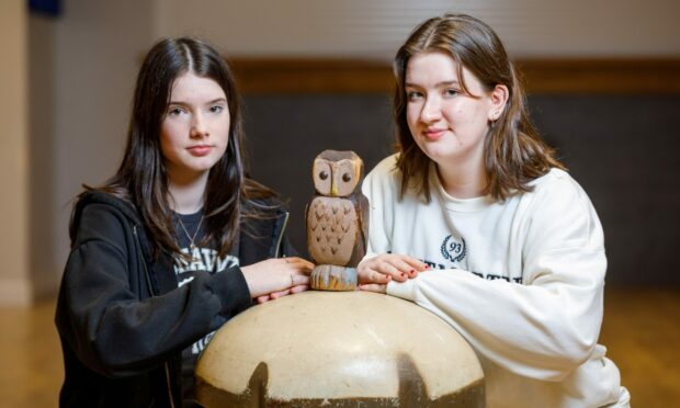 Josie, left, and Katie Rankin are the 2022 Cupar Young Citizens of the Year.