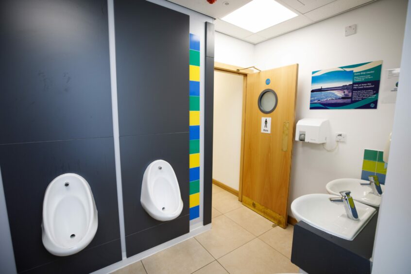 The gents are among the best Fife public toilets