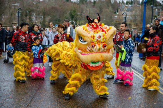 Chinese New Year celebrations in Perth in January 2023.